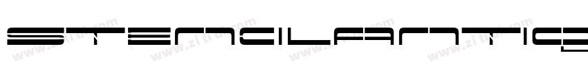 StencilAntiquaEF Reg字体转换